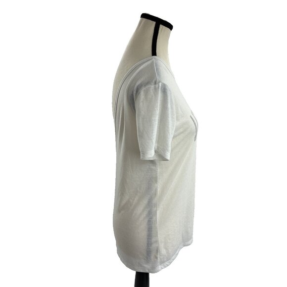 Victoria Sport Womens Size S T Shirt White Short Sleeve Graphic Logo Activewear - Picture 2 of 5